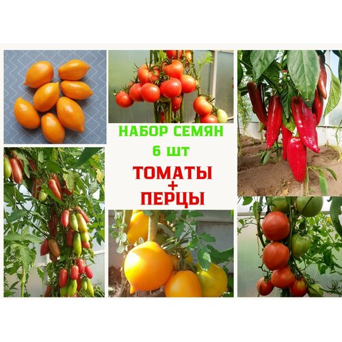 Семена томатов, семена перца сладкого, набор семян: Томаты и Перцы