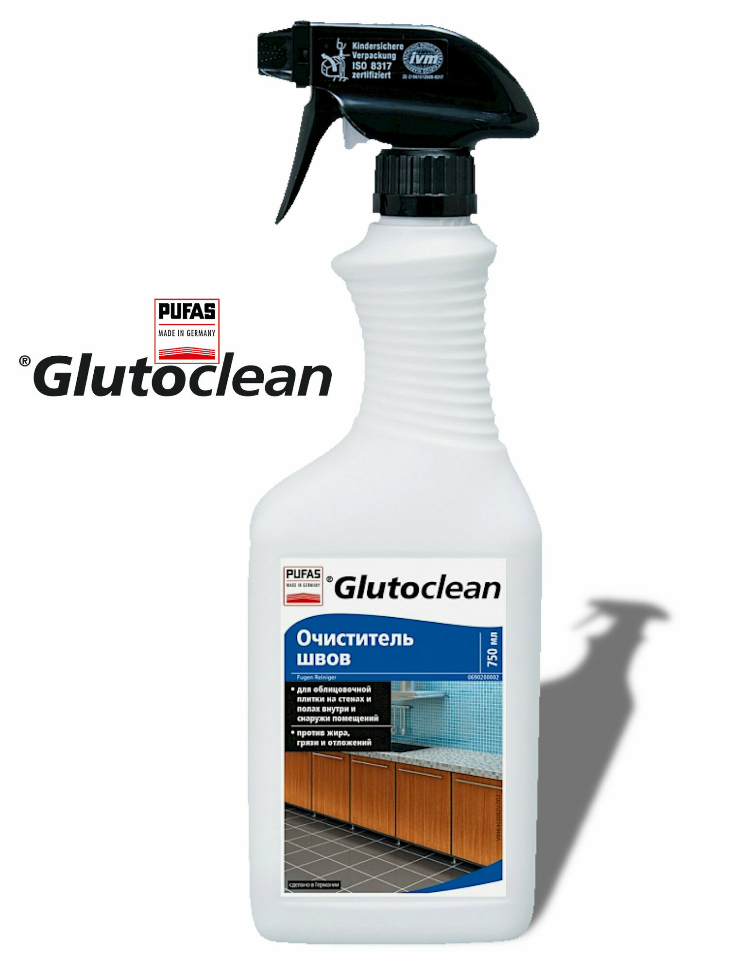 Очиститель для швов, Pufas Glutoclean, 750 мл.