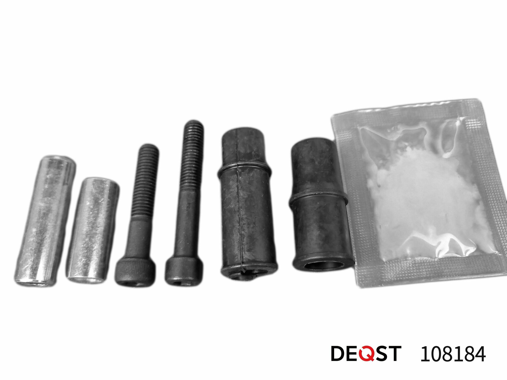 Комплект направляющих тормозного суппорта переднего (направляющая O 12 mm суппорт ATE/Bendix). Прим Deqst 108184