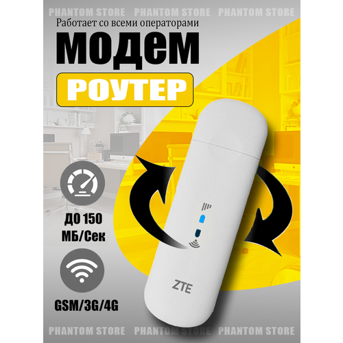 Модем с раздача Wi-Fi ZTE MF79U 3G/4G LTE + антенны 2шт в подарок