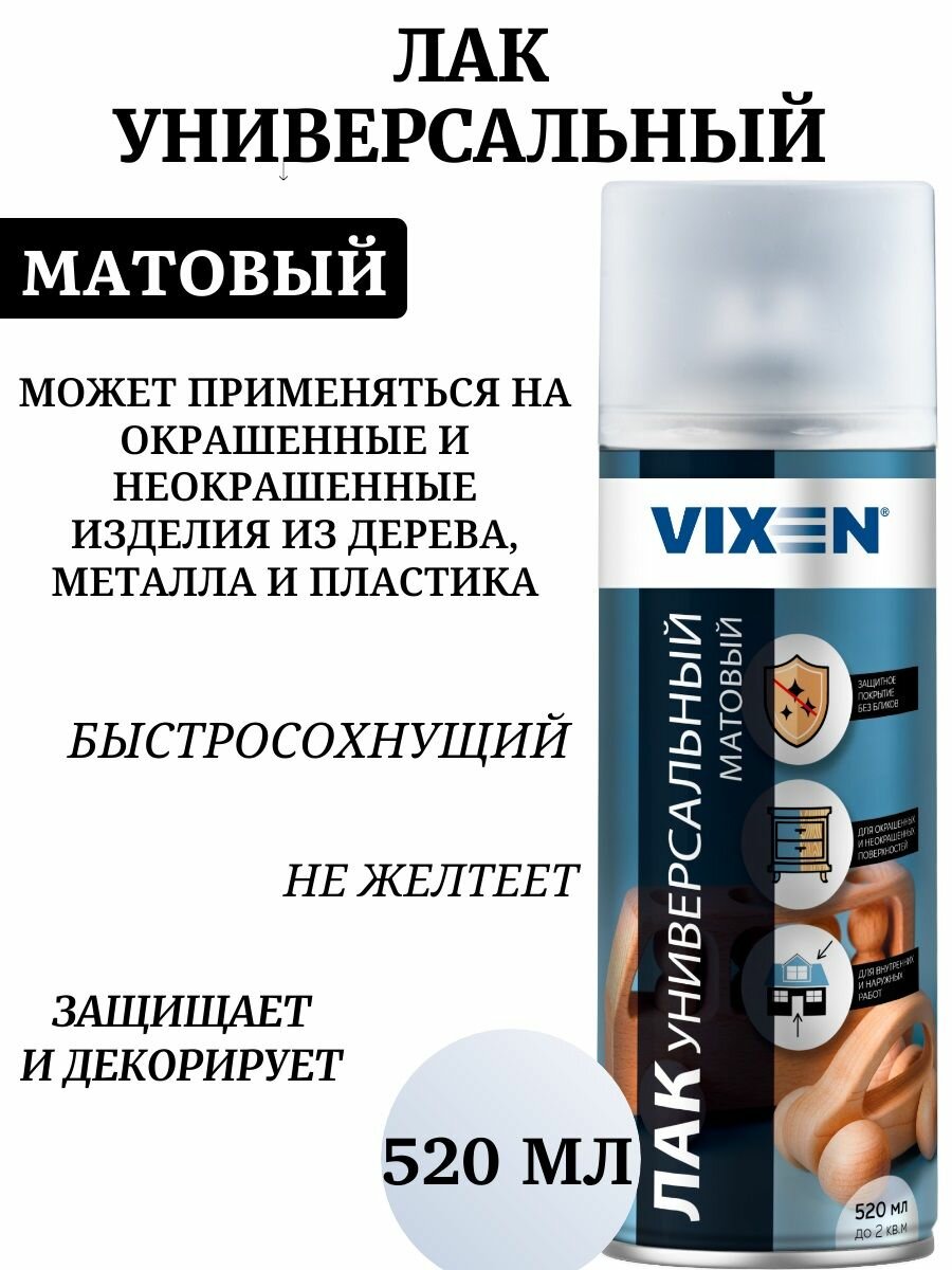 Лак универсальный матовый Vixen