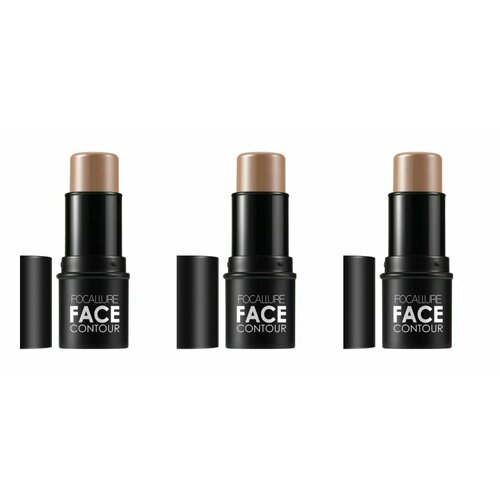 Стик-скульптор для лица Focallure, Highlighter & Contour, Multi Stick, тон 10, 6 гр, 3 шт курсы скульптурного массажа лица