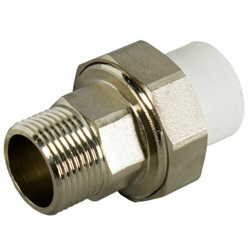 Муфта ppr ростерм комбинированная разъемная d20х34 нр 755₽