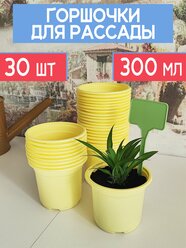 Горшки для рассады цветов и растений 30 шт