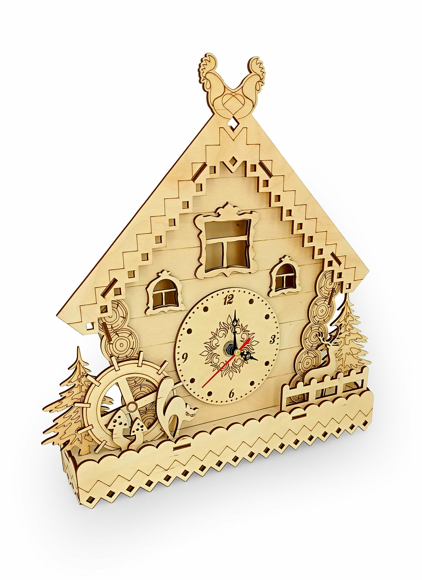 Сборная модель - Часы - Избушка — фото 1