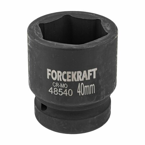 Головка ударная 1', 40мм (6гр.) FORCEKRAFT FK-48540 головка ударная 1 26мм 6гр forcekraft fk 48526