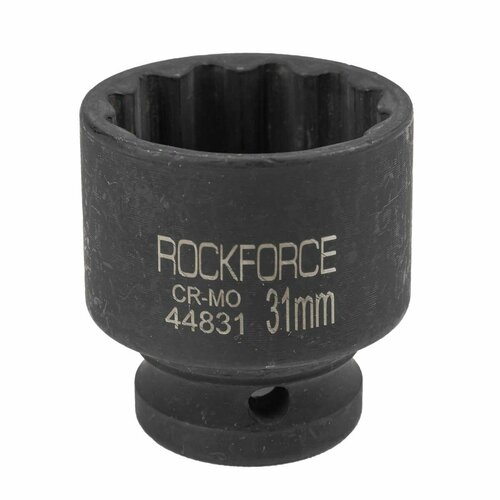 Головка ударная 31мм 12гр. 1/2' Rock FORCE RF-44831 головка е профиль ударная e22 1 2 rock force rf 44622