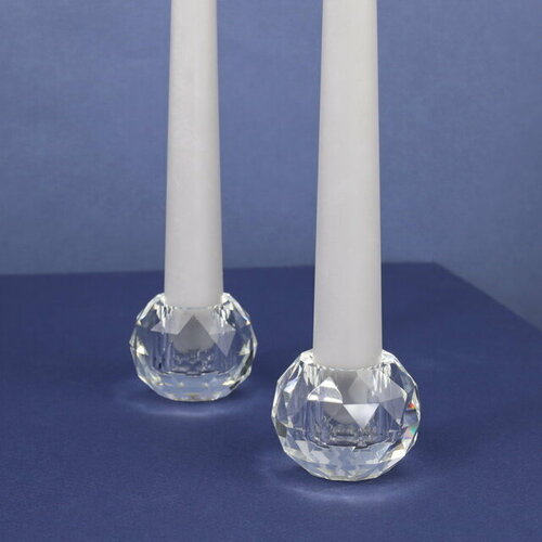 Sigro Стеклянный подсвечник Милисенто 5 см 27 5091