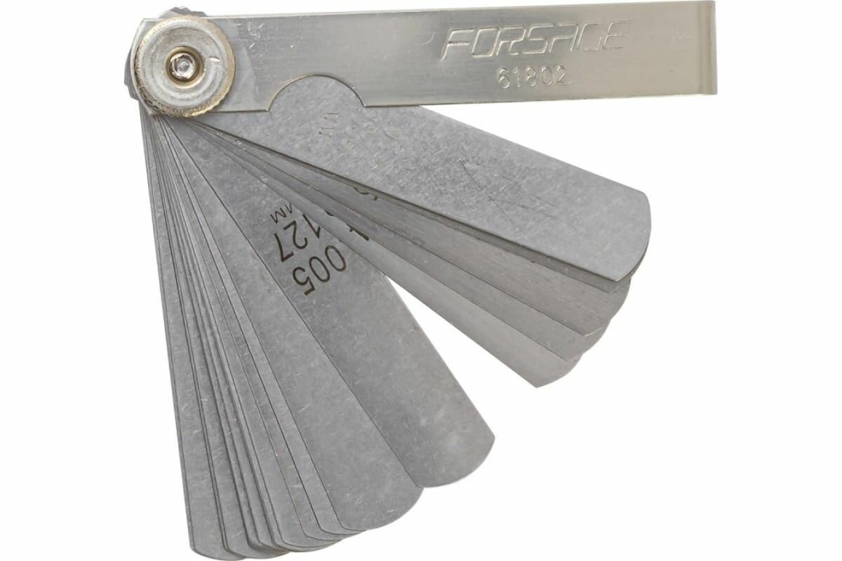 Набор щупов Forsage 0.038-0.635 мм 26 предметов в блистере F-61802