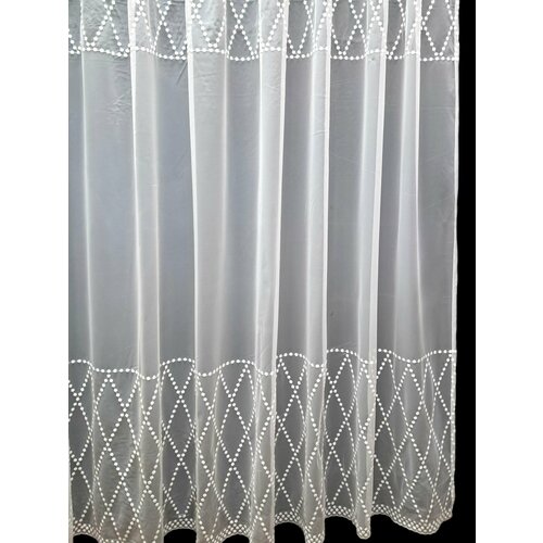 Тюль с вышивкой в гостинную , спальню, детскую, кухню . Ширина 300см высота 260см