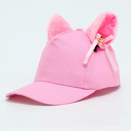 Кепка Overhat, размер 52/54, розовый кошечка белая карнавалофф детская карнавальная шапочка маска р 52 54