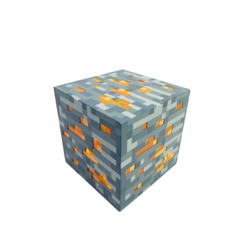 Светильник из Золотой руды Minecraft 75мм