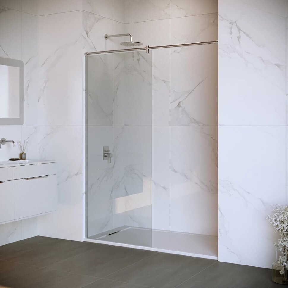Неподвижная перегородка 110 см RGW WA-033 Walk-in 351003311-11 прозрачное