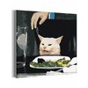 Кот мем / Животные, котик, мемы Раскраска картина по номерам на холсте 40х40 - изображение