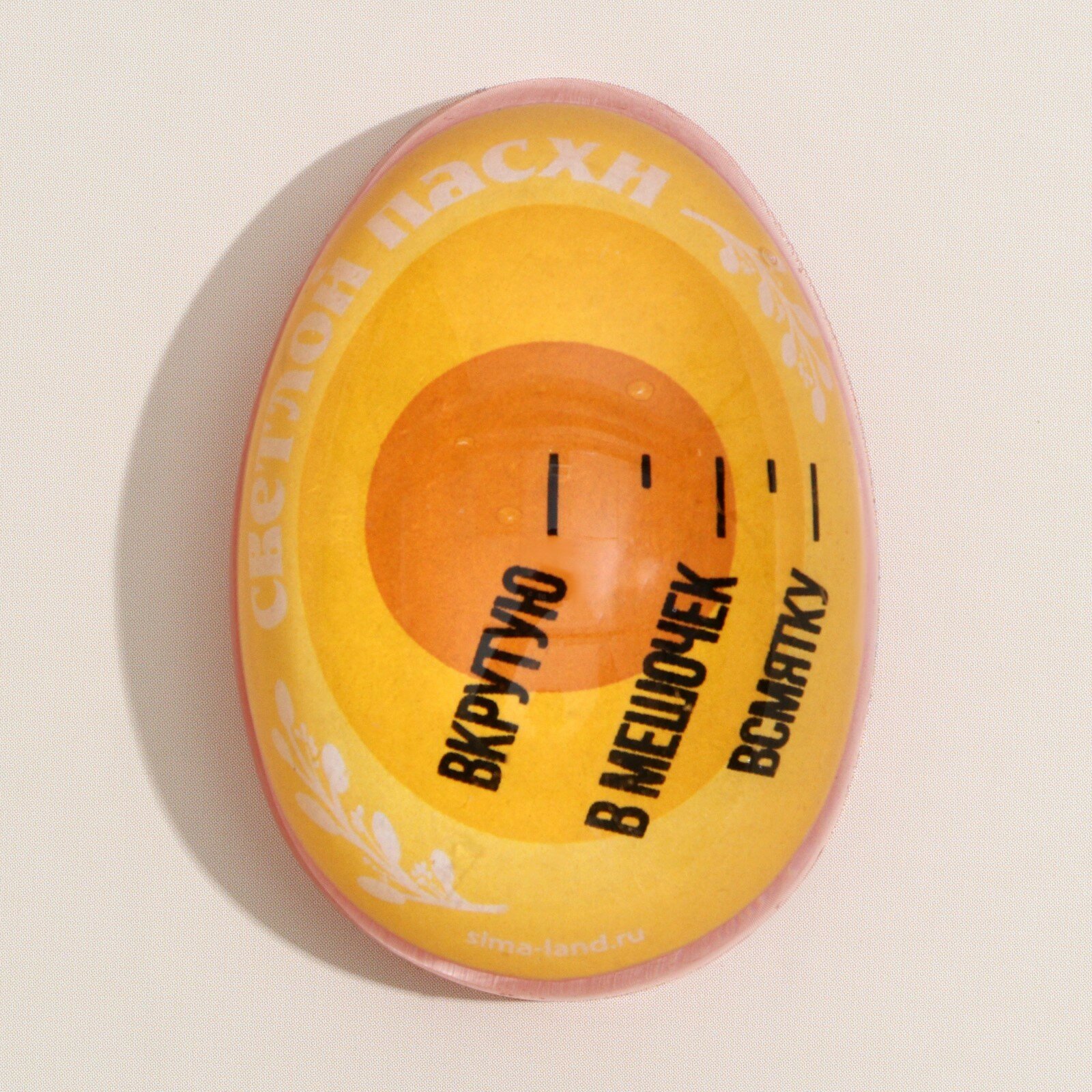 Термоиндикатор для варки яиц "Светлой пасхи", 5.6 x 3.8 x 3.3 см