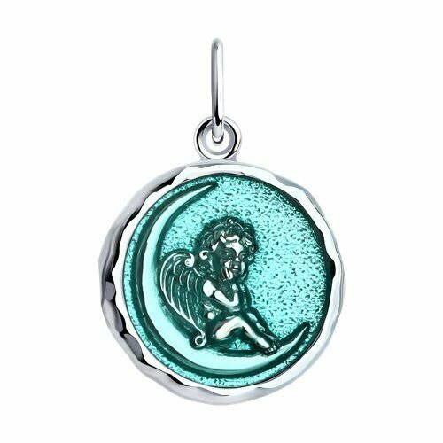 Подвеска, серебро, 925 проба, эмаль