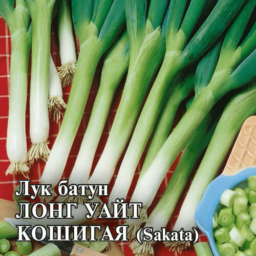 Семена Лук батун Лонг Уайт Кошигая, 10г, Гавриш, Фермерское подворье, Sakata, 2 пакетика