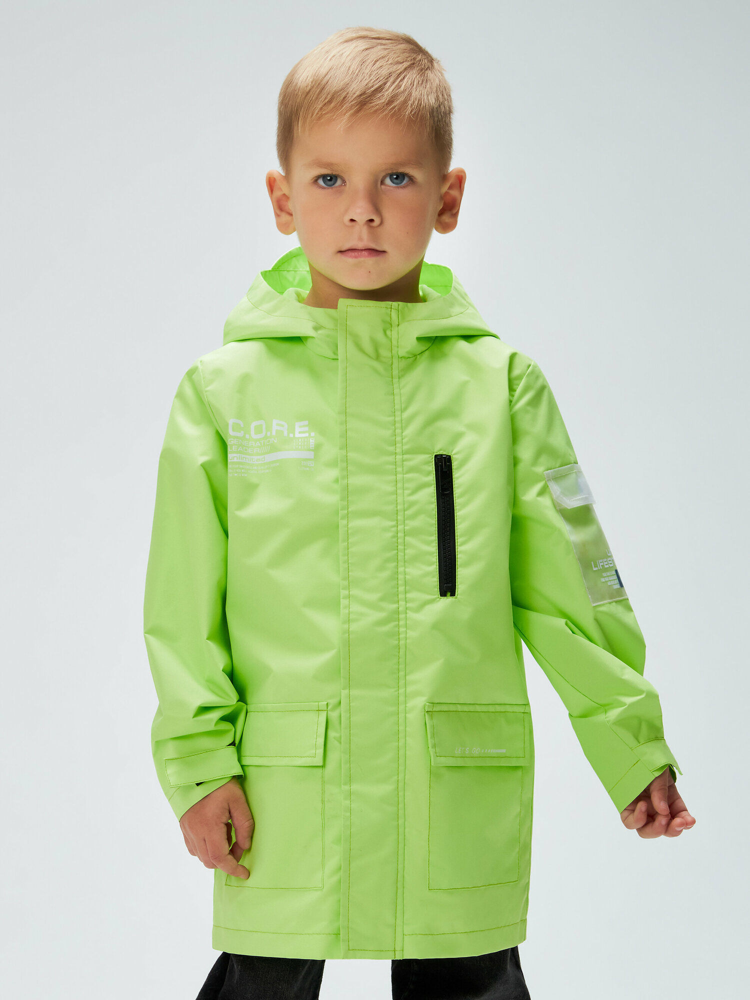 Куртка Acoola, размер 116, зеленый