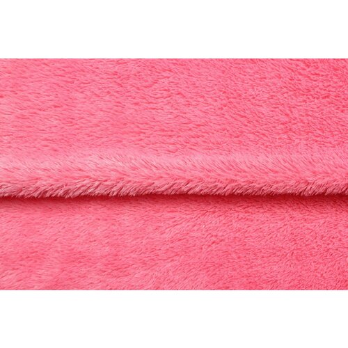 Ткань Мех искусственный пушистый ярко-розовый, 690 г/пм, ш150см, 0,5 м ткань мех искусственный пушистый ярко розовый 690 г пм ш150см 0 5 м