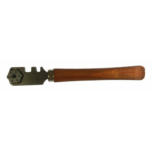 Стеклорез шестироликовый, деревянная ручка Sturm! 1077-AL-02 стеклорез шестироликовый пластиковая ручка