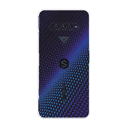 Силиконовый чехол на Xiaomi Black Shark 4/4S/4S Pro/4 Pro / Сяоми Black Shark 4/4 Про Синий карбон силиконовый чехол на xiaomi black shark 4 4s 4s pro 4 pro сяоми black shark 4 4 про няшный единорог прозрачный