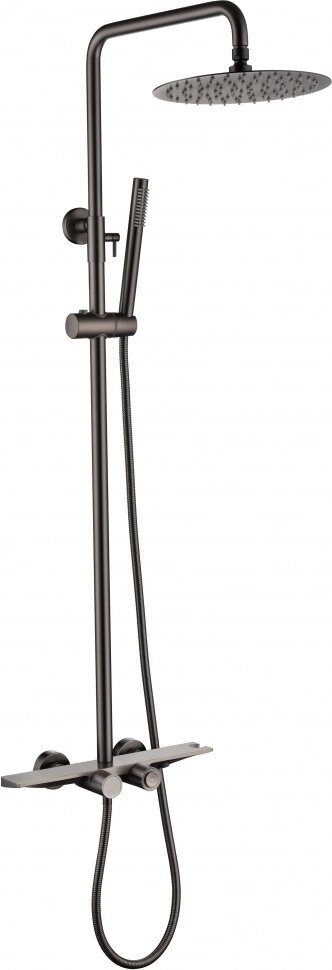 фото Душевая система с термостатом Grocenberg GB7038 Графит