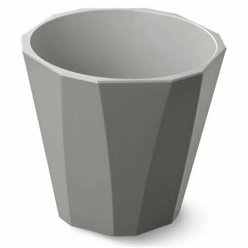 Кашпо Палермо 3,6л коричнево-серое