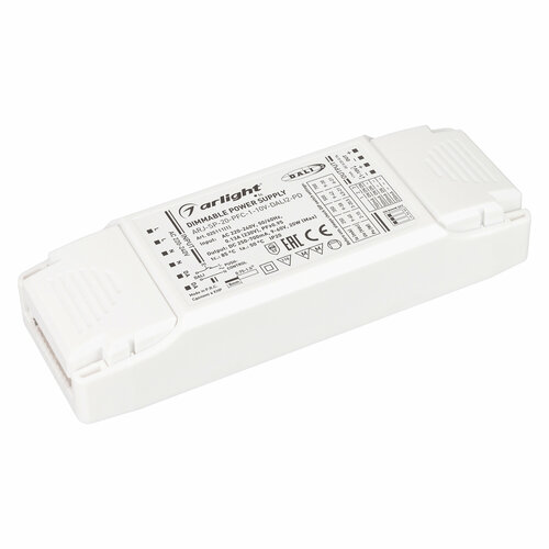 Блок питания ARJ-SP-20-PFC-1-10V-DALI2-PD (20W, 250-700mA) (Arlight, IP20 Пластик, 5 лет)