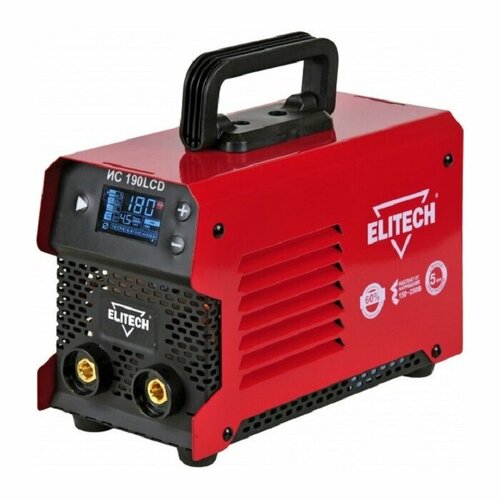 Сварочный аппарат Elitech ИС 190LCD инвертор MIG-MAGММА 44кВт 8678₽