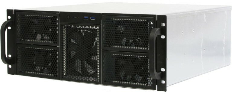 Procase RE411-D0H17-FE-65 Корпус 4U server case,0x5.25+17HDD, черный, без блока питания, глубина 650м