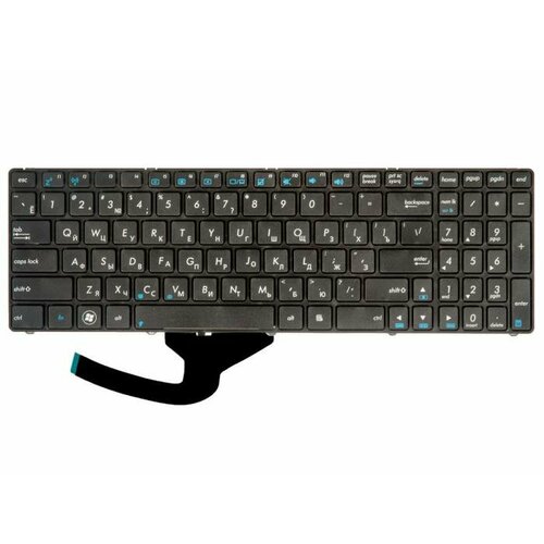 клавиатура keyboard для asus k52 k53 k54 n50 n51 n52 n53 n60 n61 n70 n71 zeepdeep haptic black гор enter 04gn0k1kru00 1 Клавиатура для ноутбуков Asus K52, K53, K54, N50, N51, N52, N53, N60, N61, N70, N71, N73, N90, P52, P53, F50, X52, X55, X75, PRO5AVn, PRO64Vg