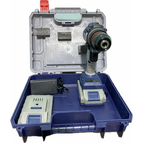 Дрель-шуруповерт аккумуляторная Бесщеточный двигатель Высокая мощность 21-вольтовых Поставляется с двумя аккумуляторами и зарядным устройством 649000₽