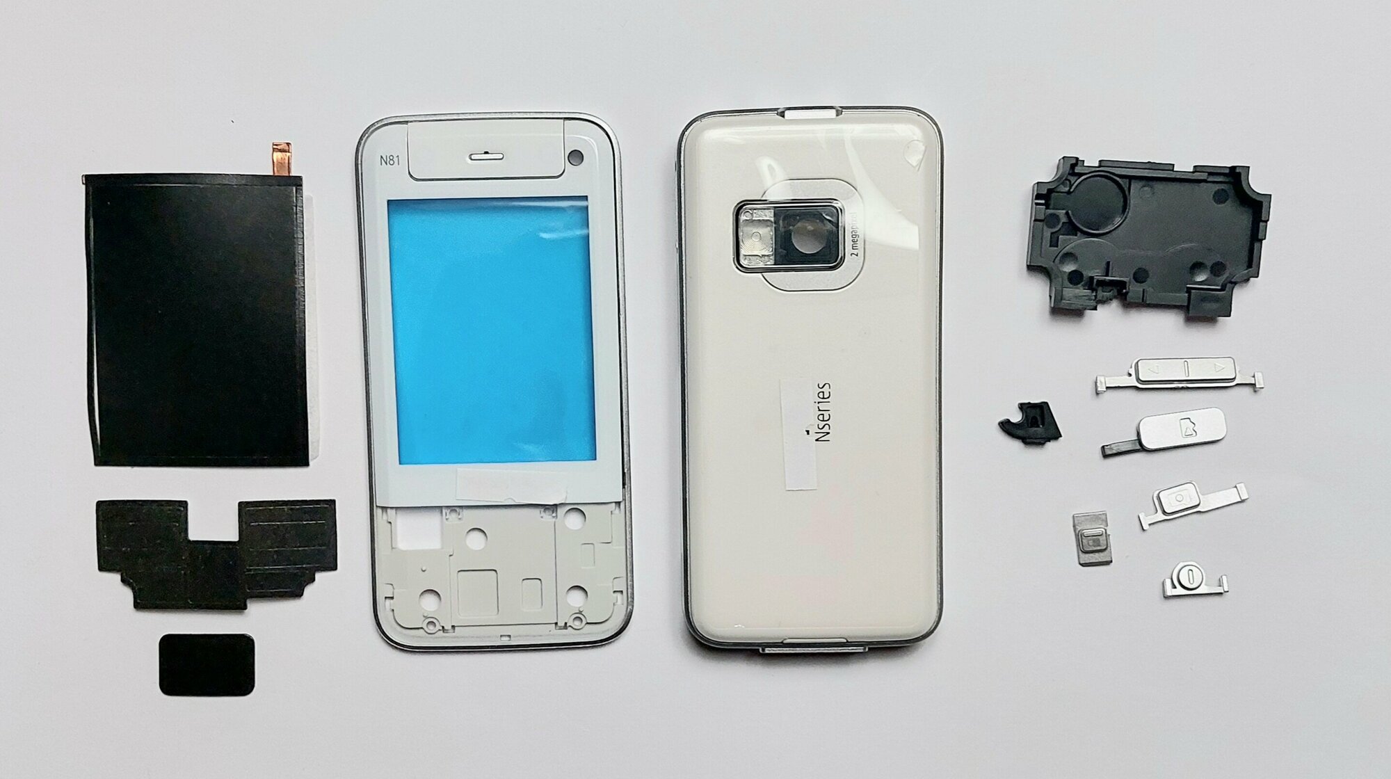 Корпус для Nokia N81 белый+чехол