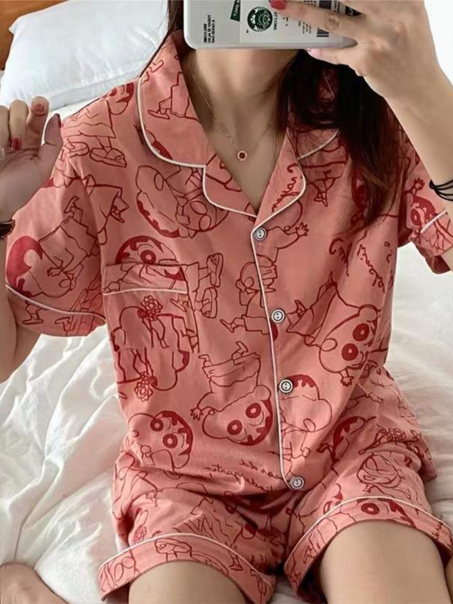 Пижама , размер L, розовый