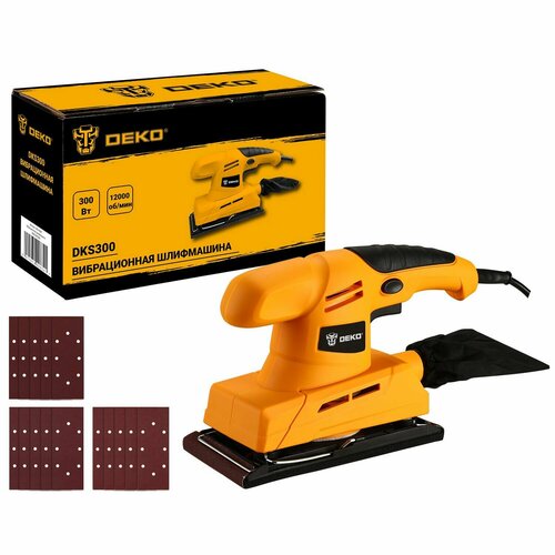 шлифлист dewalt 115x140мм 220g 25 шт Вибрационная шлифмашина DEKO DKS300