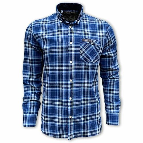Рубашка размер XXL, синий