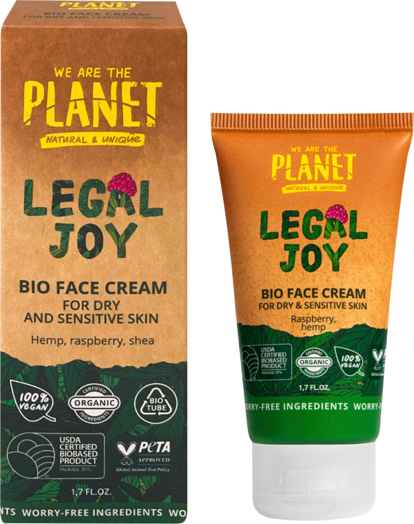 Крем для лица WE ARE THE PLANET Legal Joy для сухой и чувствительной кожи, 50мл