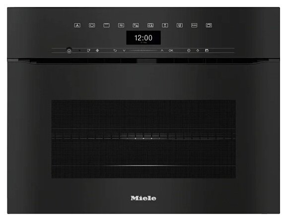 Встраиваемый духовой шкаф с СВЧ Miele H7440 BMX OBSW