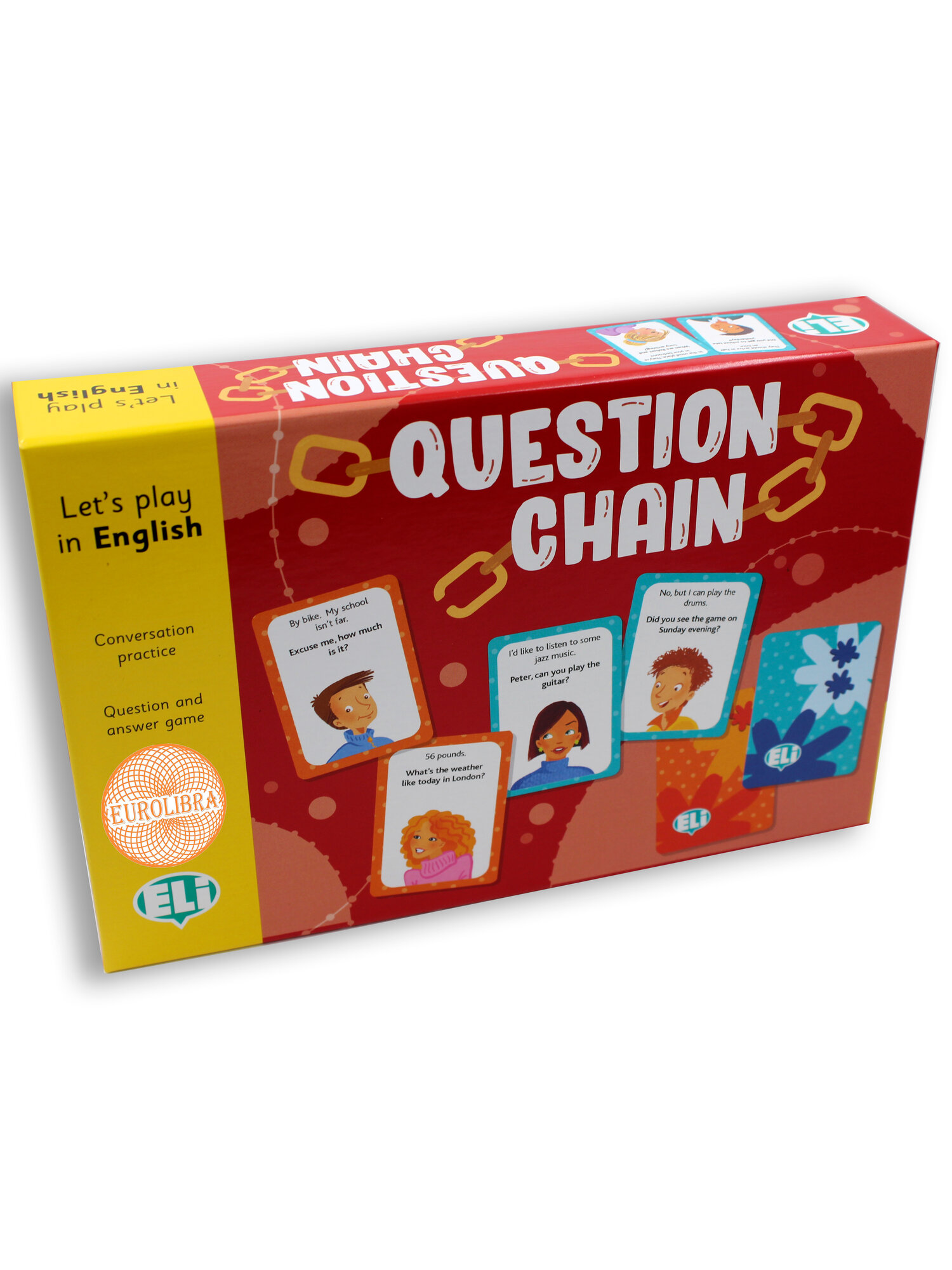 QUESTION CHAIN (A2-B1) / Обучающая игра на английском языке "Вопросы по цепочке"
