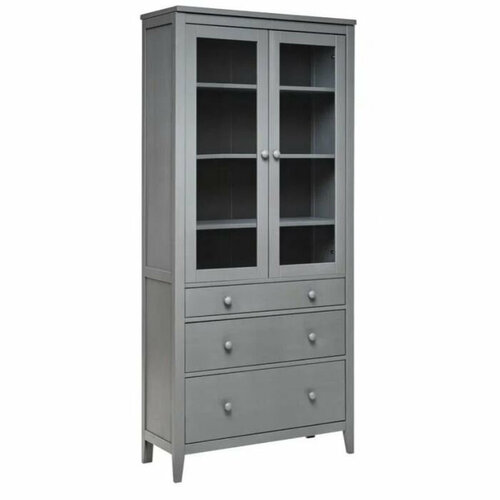 Шкаф витрина Мира 23 серый 44100₽