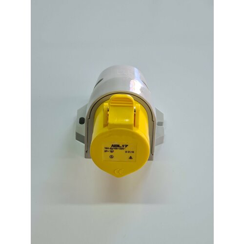 Розетка для монтажа на поверхность 3P 16A 110V, IP44, ABL17