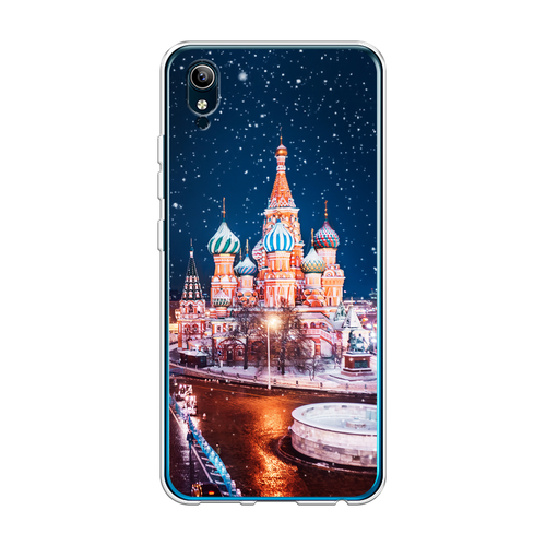 Силиконовый чехол на Vivo Y91c/Y1s / Виво Y91c/Y1s Москва 1 силиконовый чехол на vivo y91c виво y91c первый на луне