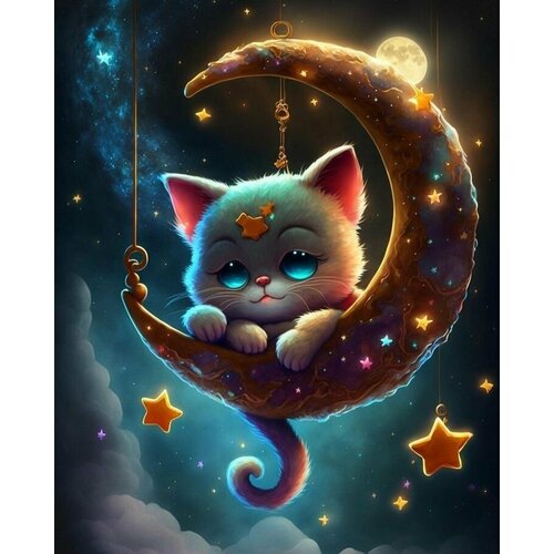 Алмазная мозаика без подрамника 40х50 (выкладка 35х45)