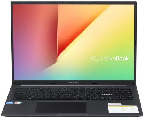 Ноутбук ASUS VivoBook 16 X1605ZA-MB659 16"1920x1200, IPS, Intel Core i5-12500H, ядра: 4 + 8 х 2.5 ГГц + 1.8 ГГц, RAM 16 ГБ, SSD 512 ГБ, Intel Iris Xe Graphics, без ОС, черный