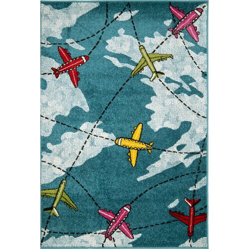 Ковер полипропилен Art Kids LM14 100x150 см цвет синий