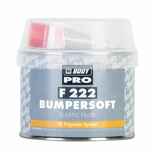 Шпатлевка 222 bampersoft, 0,25кг body 2220000050