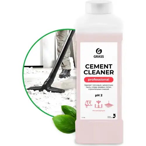 Очиститель после ремонта Cement Cleaner канистра 1л