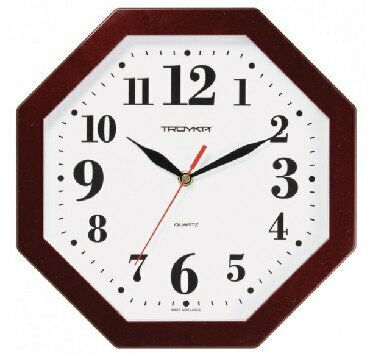 Часы (TROYKA восьмиугольник классика 41431416)