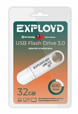 USB флэш-накопитель (EXPLOYD EX-32GB-600-White USB 3.0)