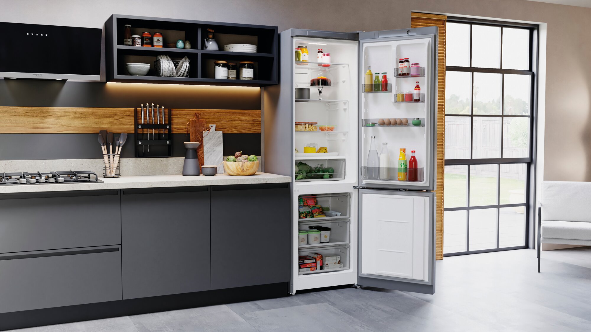 Холодильник Hotpoint HT 5200 MX, нержавеющая сталь - фотография № 10